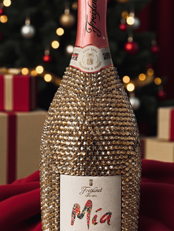 Botella Artesanal con Onza de Plata - Diseño Mexicano